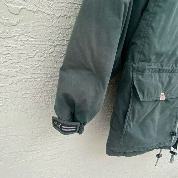 Vintage Triple F.A.T. Goose Men's Green Down Parka Jacket Size L - Picture 6 of 12